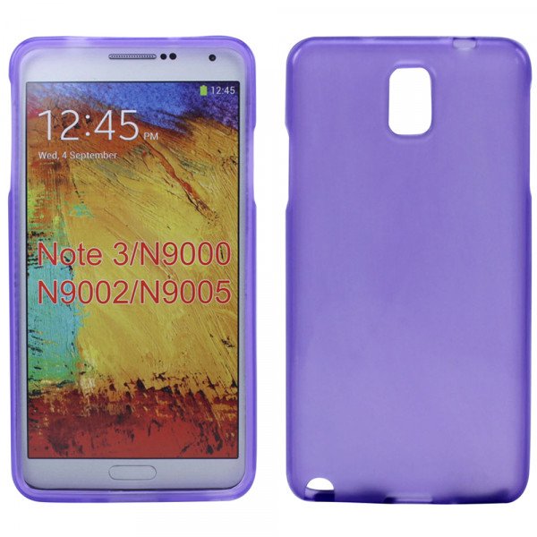 Wholesale Galaxy Note 3 TPU Gel Case (Purple)